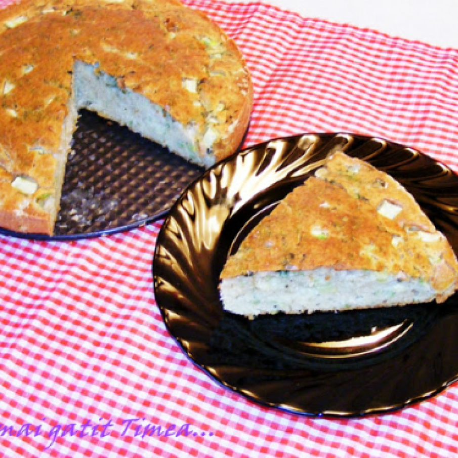  Tarta aperitiv cu dovlecel si praz 