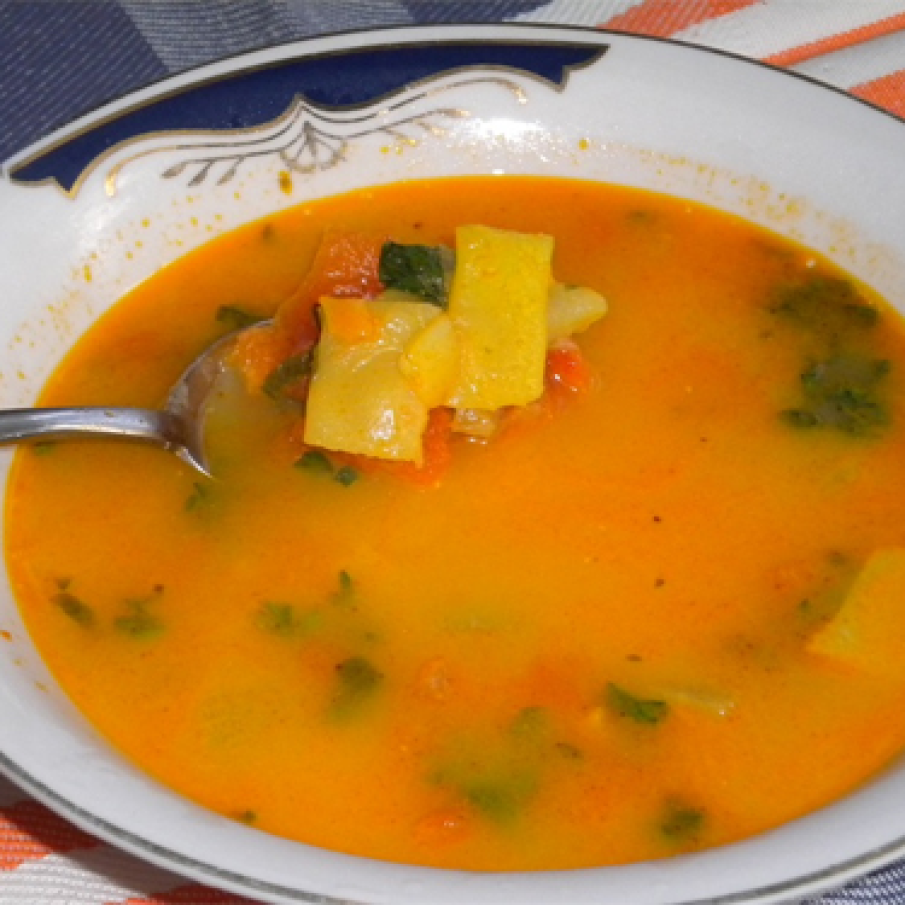 Ciorba de fasole verde si dovlecel